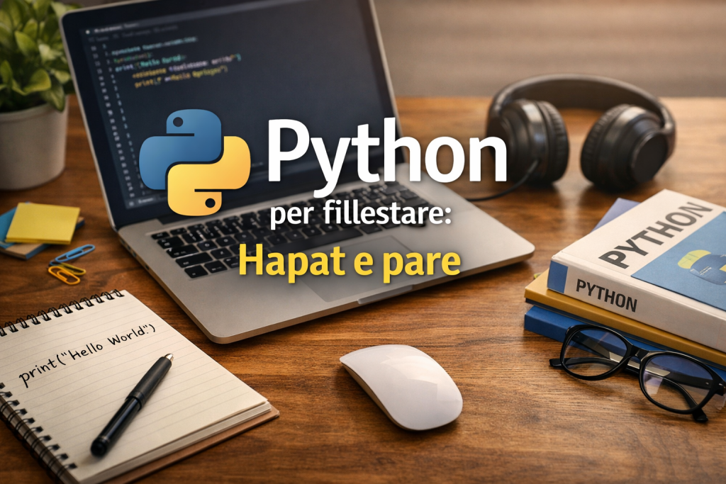 Python per fillestare hapat e pare